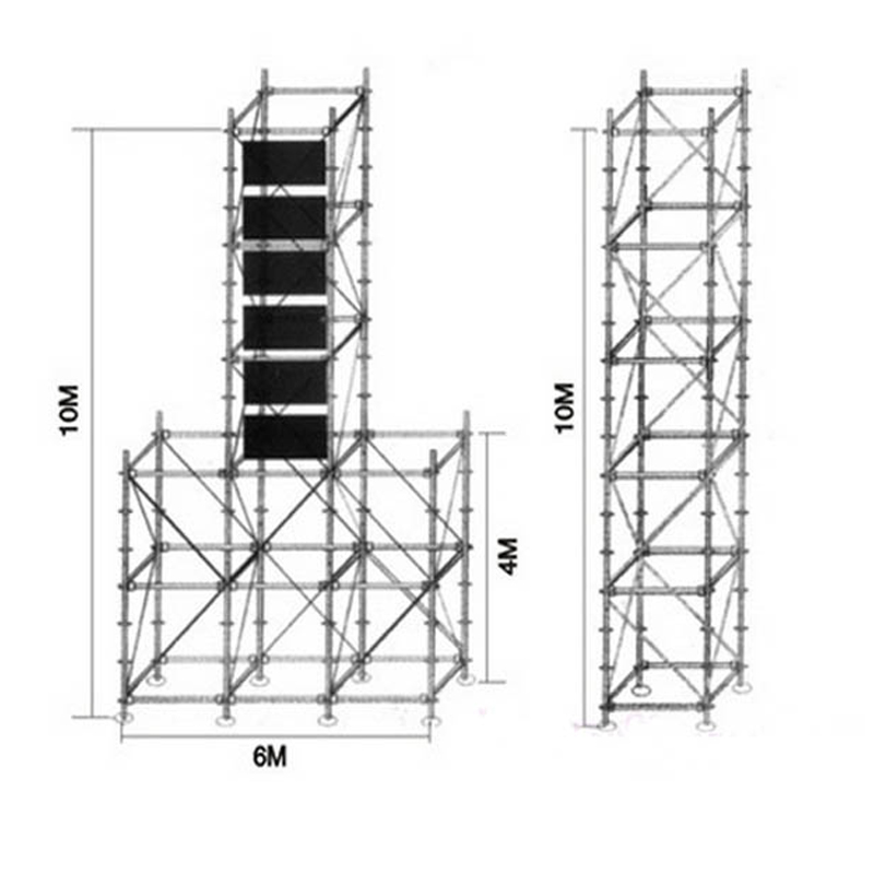 Hot Dipped Galvanized Ringlock Scaffolding